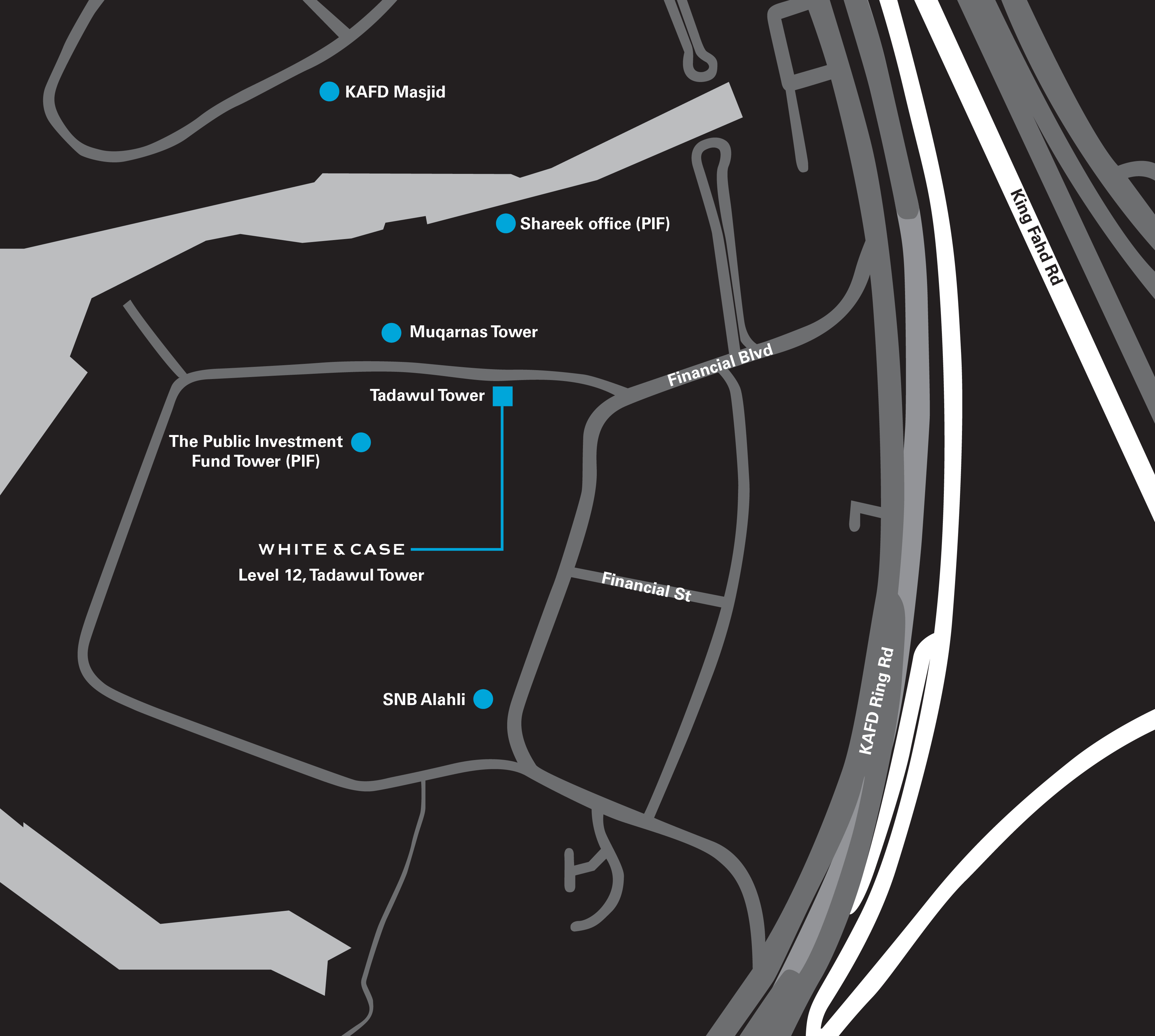 Riyadh office map image