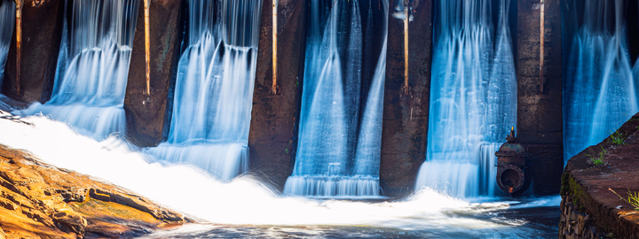 Waterfall in municipal park, Brazil