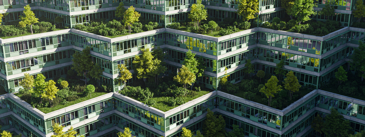 greenery on top of buildings